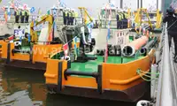 19 Meter Multicat type workboat 20t/m Twin Screw  Knuckle Boom Crane