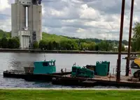 1995 30' x 9' Steel Work Boat Powered by Detroit