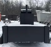 New 23′ x 8’6 Steel Work Barge w/push knees, spud pockets, console