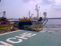 Crane Pipelaying Barge